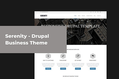 Serenity-Business & Portfolio Drupal business corporate drupal 7 drupal responsive theme gallery ordasoft responsive slideshow