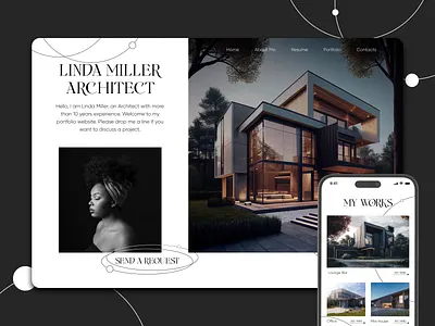 Personal website for architect book branding design flat graphic design illustration logo ui ux