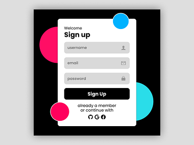 Sign up form UI design #DailyUI dailyui figma figma design graphic design graphic designer ui uiux