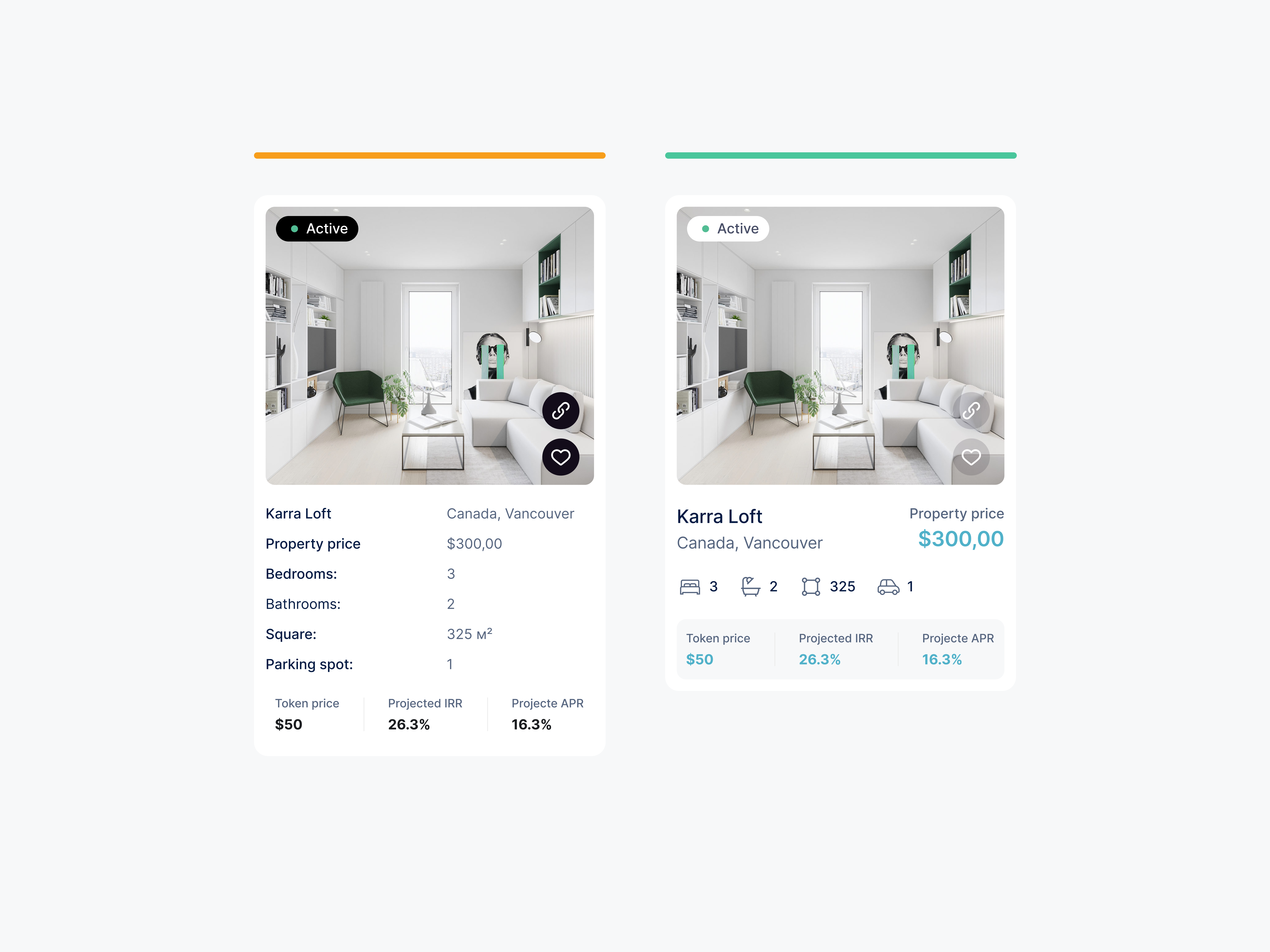Token | Card UI card card product design card ui card ui components card ui design card ux cards component customizable ui cards design material design product design product designer property price react card component sergushkin token token price ux ux tips