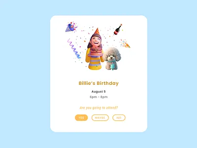 Daily UI 001 - Pending Invitation design figma illustration invitation pending invitation ui