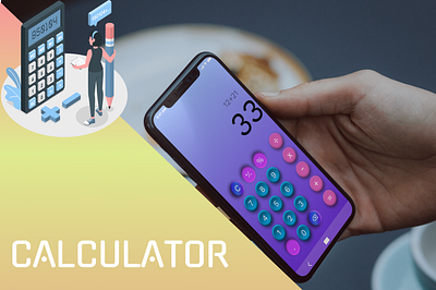 SIMPLE CALCULATOR 100daysuichallenge 15daysuichallenge android app app design branding calculator day 4 design graphic design iphone ui
