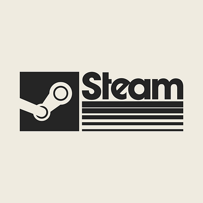Vintage Steam Logo