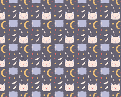 💤💜 Pattern for sleep 💜💤 fabric