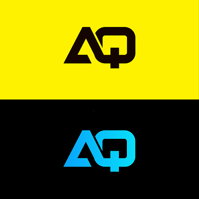 AQ or QA letter mark logo