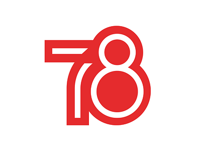 78 INDONESIA hutri indonesia logodesign logogram logotype negativespace number numberlogo