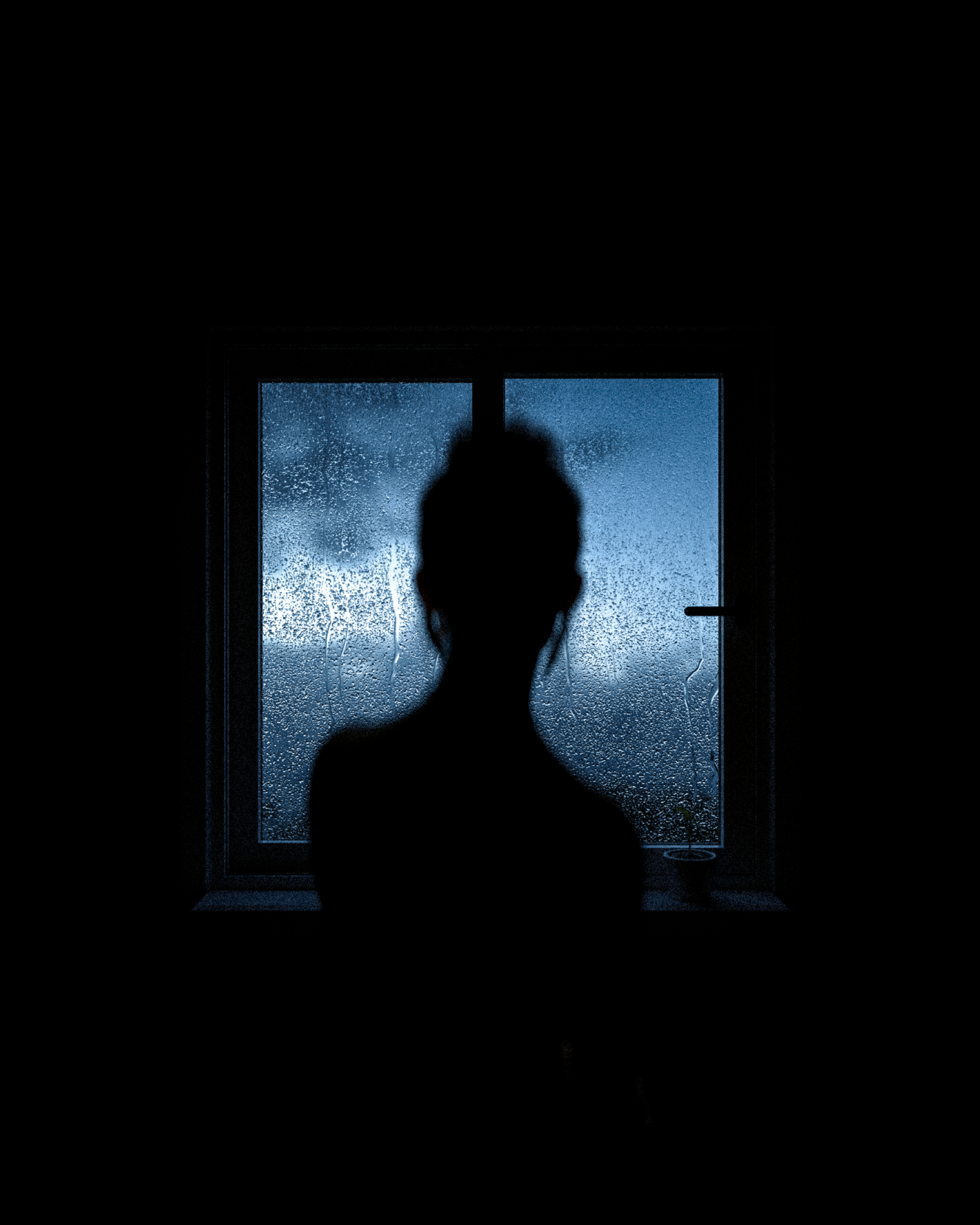 Silhouette solitude 3d cinema cinematic city dark digital art