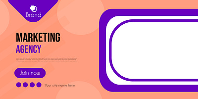 web banner template branding design graphic design illustration purple ui vector webbanner website