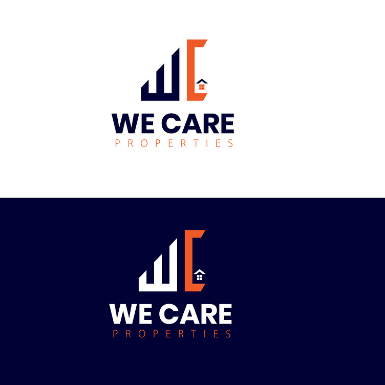 WC real Estate Logo by Fariya Ahmed Mim on Dribbble