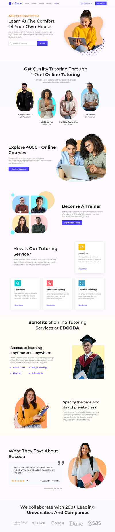 Education website branding design graphic design logo typography ui ux website