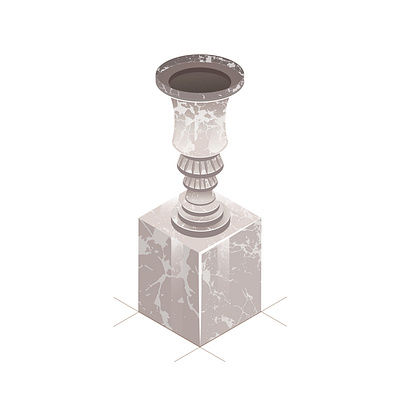 Ancient Greek Vase (Isometric MMO Game) design game game design gaming graphic design illustration isometric isometric design mmo