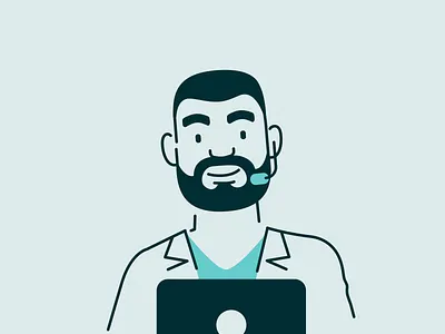 Provider Illustrations application brand design branding design identity illustration job telemedicine work