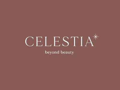 Celestia | Logotype for a beauty brand algarve beauty branding celeste celestia design elegant female graphic design logo make up serif star type universe women