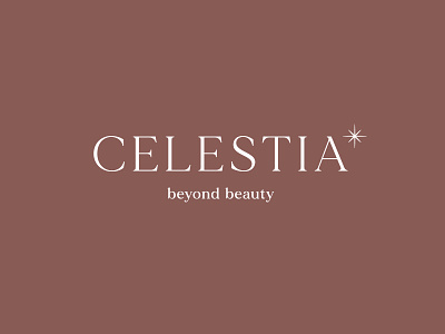Celestia | Logotype for a beauty brand algarve beauty branding celeste celestia design elegant female graphic design logo make up serif star type universe women