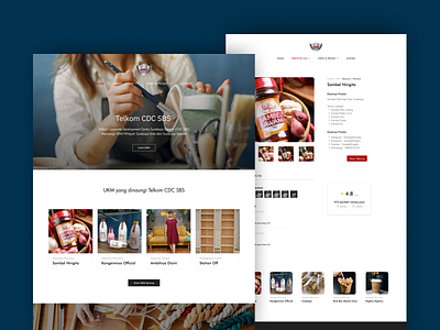 Redesign Website of Telkom SBS E-Commerce business ecommerce enterprise redesign sme ui ux website