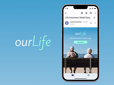 Email Design for OurLife Insurance branding crm design email graphic design logo