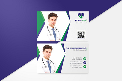 HEALTHCARE & MEDICAL BUSINESS CARD TEMPLATE business card business card template doctor businesscard hospital businesscard medical businesscard print template visiting card