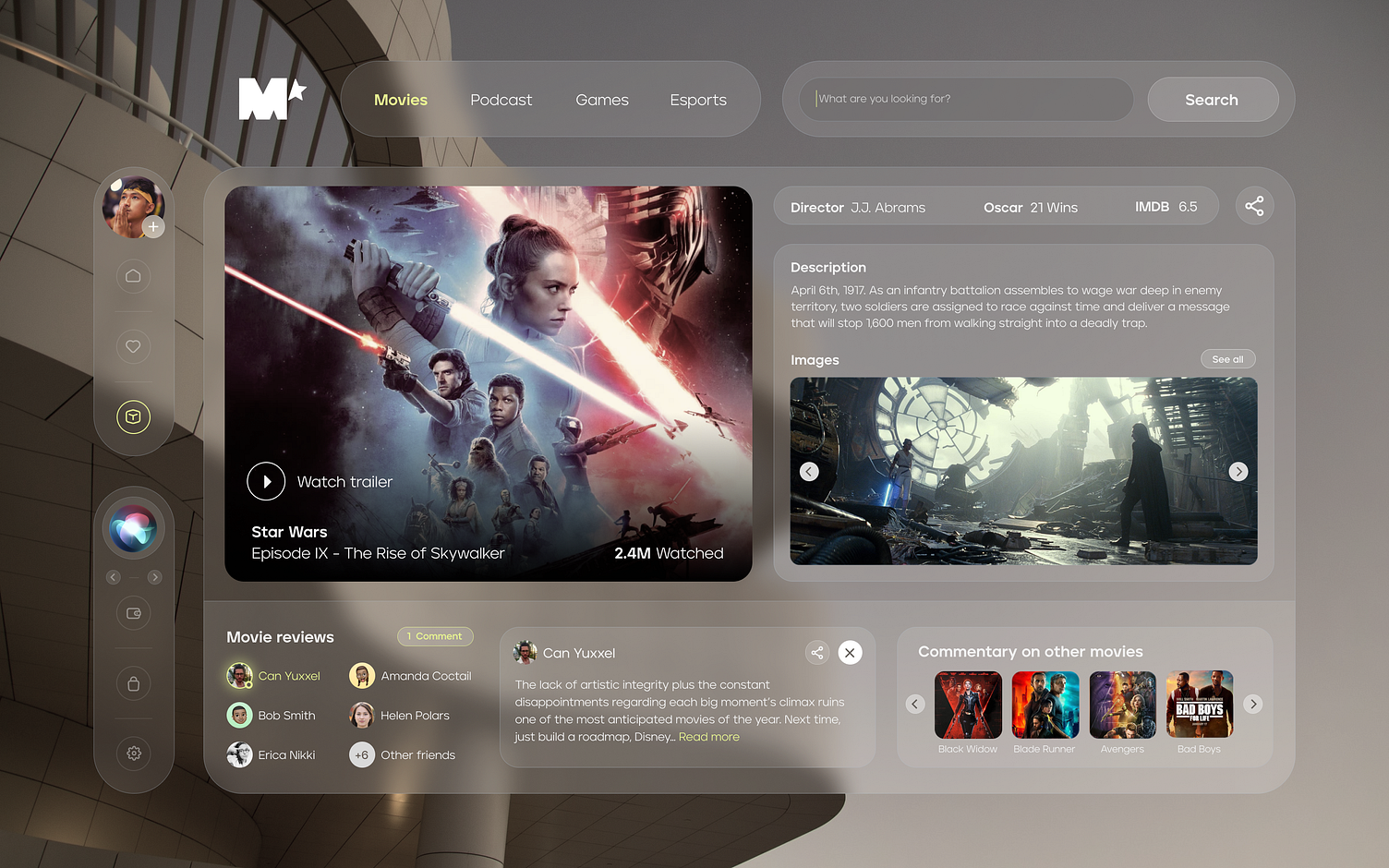 tvOS Interface by Turgay Mutlay on Dribbble