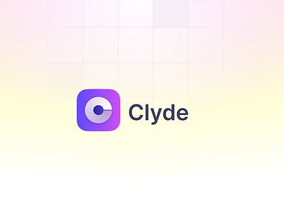 Logo exploration for Clyde App crm design logo minimal saas team ui