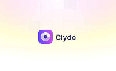 Logo exploration for Clyde App crm design logo minimal saas team ui