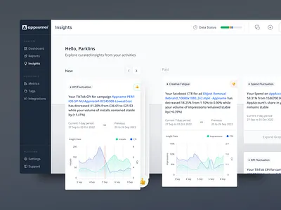 Insight Analytics Dashboard analytics card carddesign charts dashboard design figma figmadesign graph product productdesign report saas ui uidesign uiux uiuxdesign web