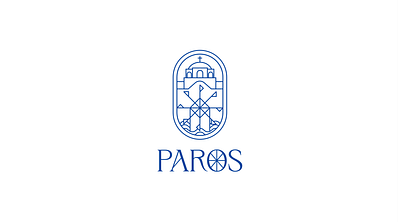 Paros branding design graphic design logo vector