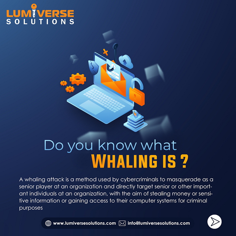 Cybersecurity | Cyber Attack | Whaling Attack by Lumiverse Solutions on ...