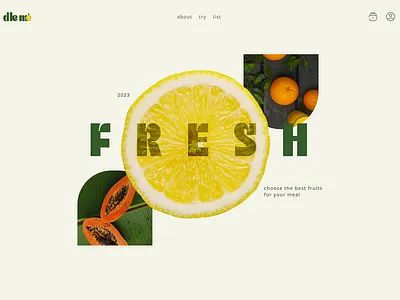 Fresh Concept design figma ui