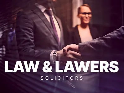 Law & Lawyers UK branding logo ui