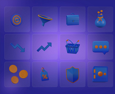 Finance 3d icons 3d 3d icons banking blender cinema 4d crypto ecommerce 3d icon finance finance 3d icons icon icons illustration investment 3d icon shopping ui