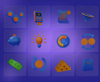 Finance 3d icons 3d 3d icons 3d illustration animation bank blender business crypto e commerce ecommerce economy finance finance 3d icon finance elements icons illustration online store ui