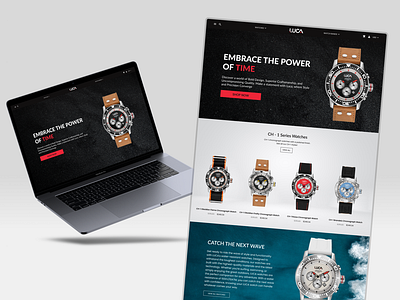 Website Redesign for LUCA store e commerce shop store ui ux