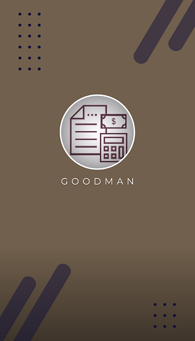 Goodman Accounting Business Card Design branding business card card design