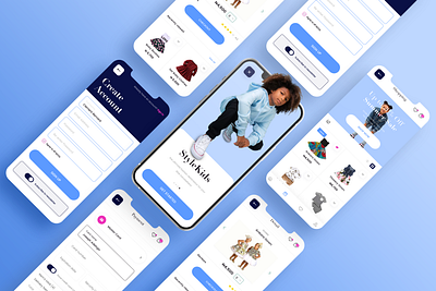 StyleKids Fashion App app branding design graphic design ui ux