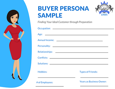 Buyer Persona for Female graphic design