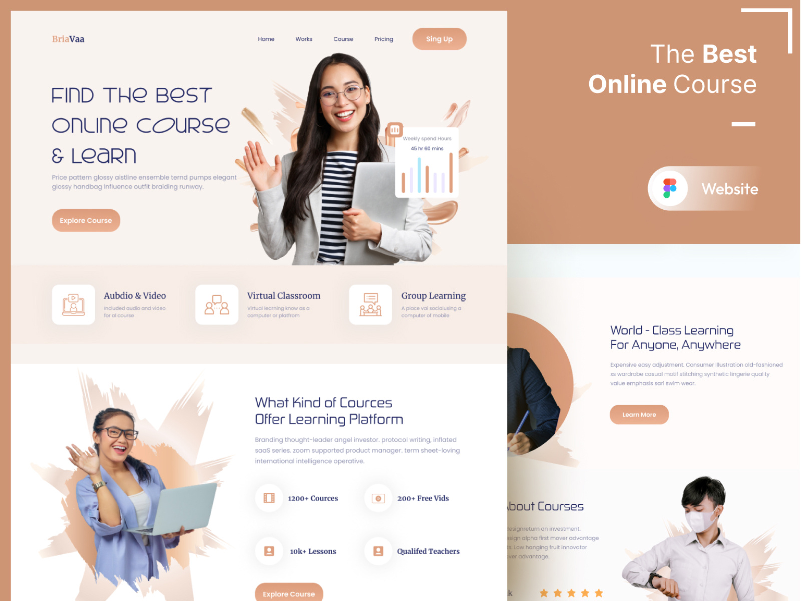 Example of Modern & Responsive Website UI UX Design