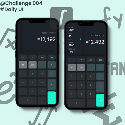 Priztalator. calculator daily ui 004 dailyui priztalator ui