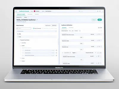 MIE: Audience Console Application, UI&UX uxui