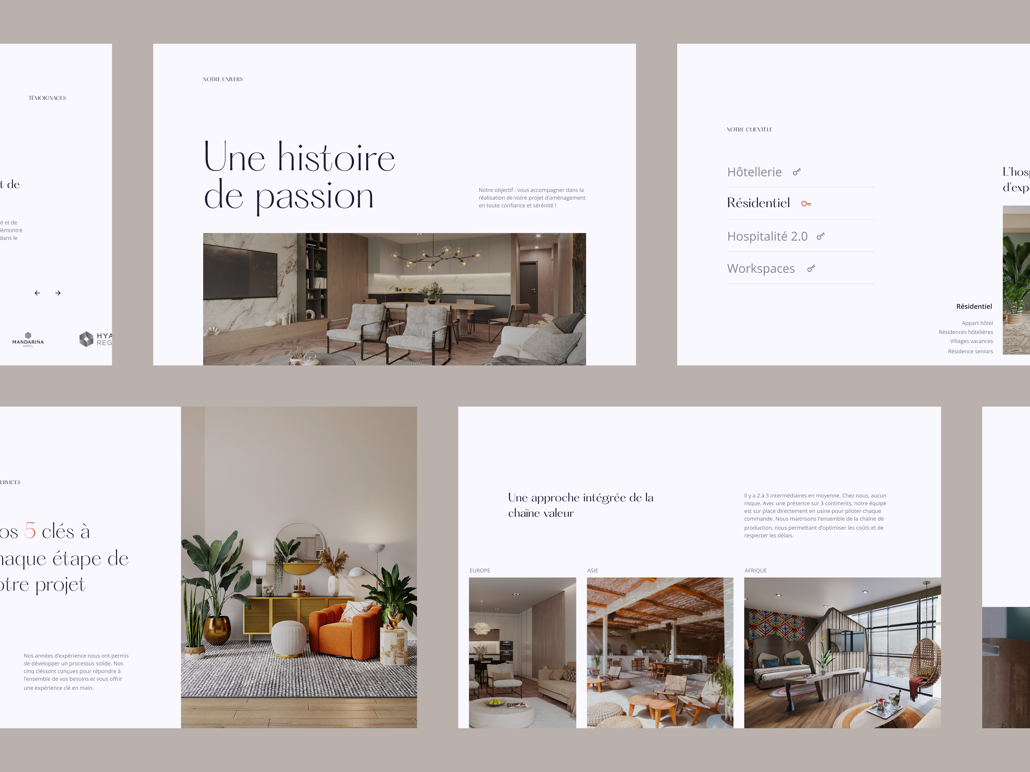 Five Keys - Website agency architecture booking figma grid hero hotel keys layout showcase ui website
