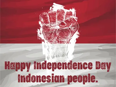 Indonesia Independence Day digital art graphic design illustration