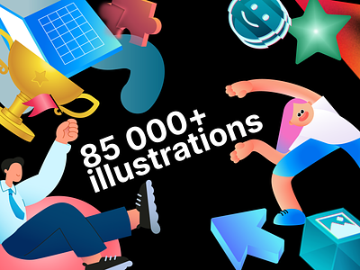 Ouch! Free 3D and vector illustrations 3d design tools free illustrations graphic design illustration mobile design ui vector vector art web design