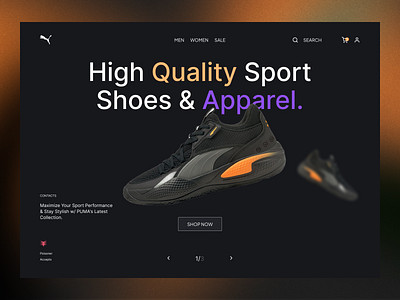 #Exploration - Sport Shoes Hero Section branding graphic design uiux web design