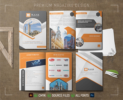 Premium Magazine Design book design book layout booklet booklet design brand design brand identity design branding brochure design catalog catalogue corporate design magaz magazine magazine layout