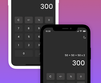 Calculator calculator mobile ui ux