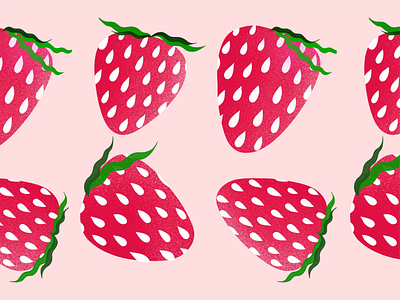 Strawbs abstract cute design graphic design illustration pattern procreate