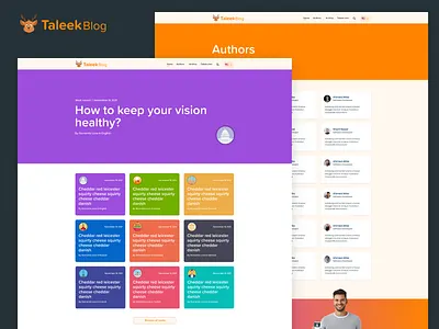 Taleek Blog ui