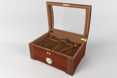 Humidor Santa Fe 100 Deluxe 3d animation app branding design graphic design illustration logo motion graphics typography ui ux vector