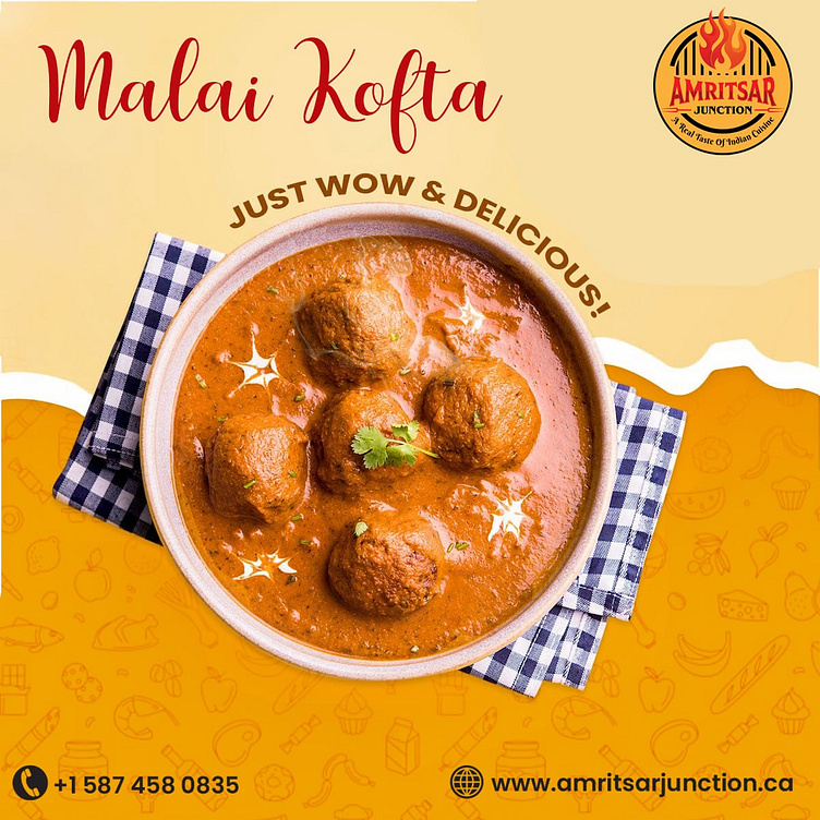 Best Indian Food in Edmonton by amritsarjunction on Dribbble