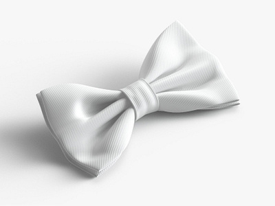 Bow Tie 3D Model app branding design graphic design illustration logo typography ui ux vector