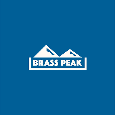 Brass Peak | Daily Logo Challenge Day 8 | #dailylogochallenge branding dailylogochallenge design graphic design illustration logo logo design typography vector